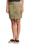 Tribal Pull-on Denim Skort With Pockets In Multi