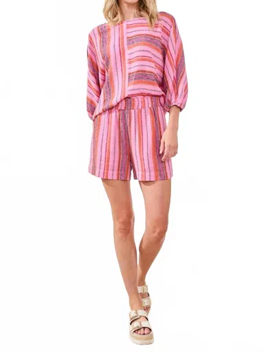 Tribal Pull On Short In Pink
