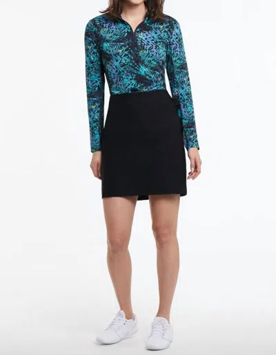 Tribal Pull On Skort In Black