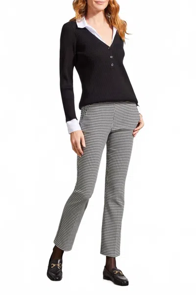 Tribal Pull-on Knit Pant In Black In Blue