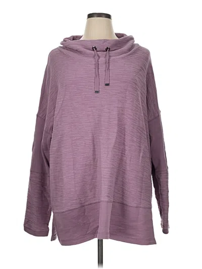 Pre-owned Tribal Pullover Hoodie In Purple