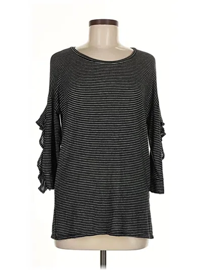 Pre-owned Tribal Pullover Sweater In Black