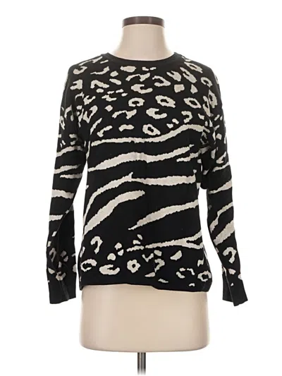 Pre-owned Tribal Pullover Sweater In Black