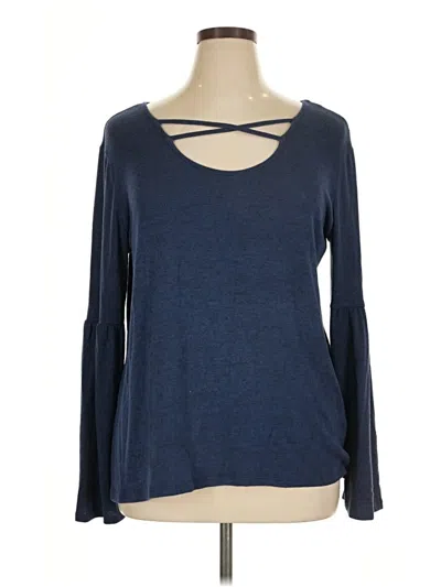 Pre-owned Tribal Pullover Sweater In Blue