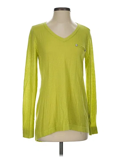 Pre-owned Tribal Pullover Sweater In Green