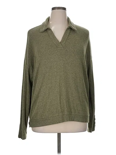 Pre-owned Tribal Pullover Sweater In Green