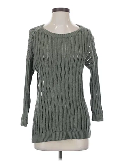 Pre-owned Tribal Pullover Sweater In Green