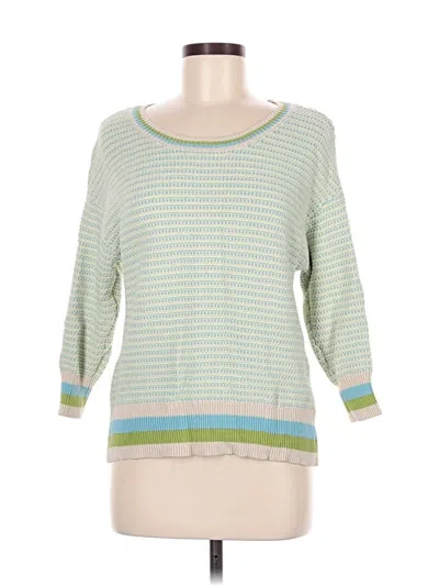 Pre-owned Tribal Pullover Sweater In Green