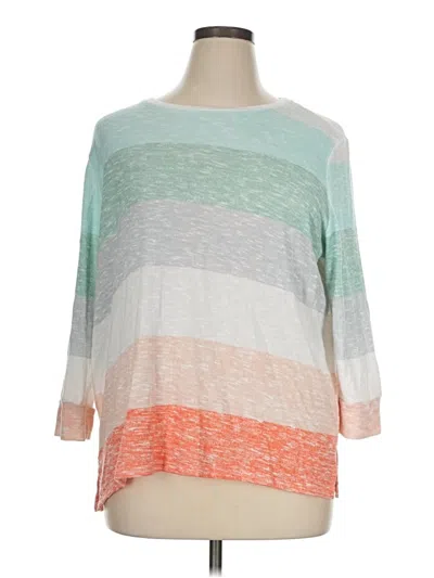 Pre-owned Tribal Pullover Sweater In Orange
