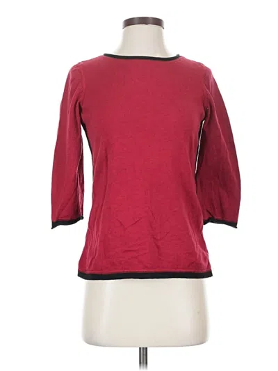 Pre-owned Tribal Pullover Sweater In Red