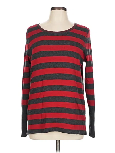 Pre-owned Tribal Pullover Sweater In Red