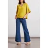 Tribal Raglan Sleeve Blouse In Limoncello