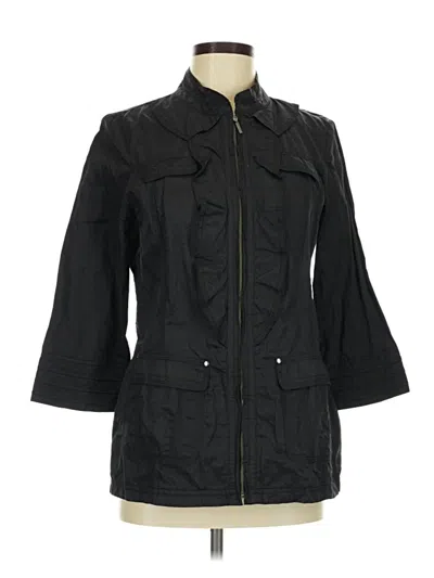 Pre-owned Tribal Raincoat In Black