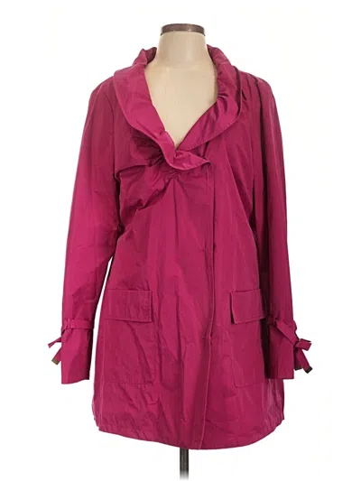 Pre-owned Tribal Raincoat In Purple