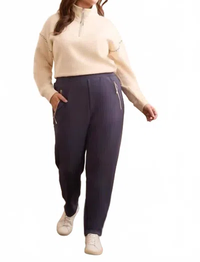 TRIBAL RELAXED ANKLE PANT IN BLUE