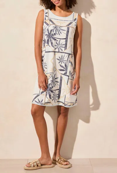 Tribal Reversible A-line Dress In Water In Neutral