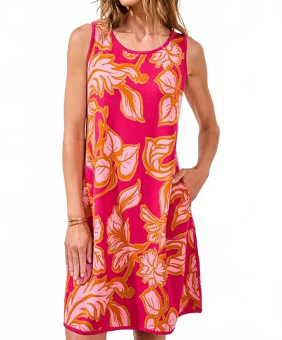 Tribal Reversible A-line Dress In Gardenia In Pink