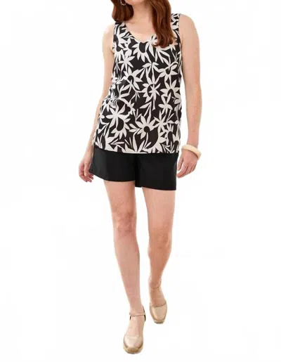 Tribal Reversible Cami Top In Black Multi