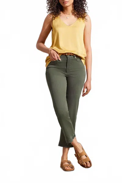 Tribal Reversible Tank Top In Dijon In Green