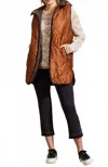 Tribal Reversible Vest In Walnut In Brown