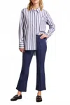 Tribal Sapphire Bootcut Trousers In Navy Blue In Blue