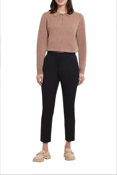 Tribal Signature Slim Ankle Pants In Black