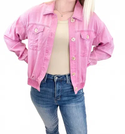 Tribal Sky Jacket In Orchid In Pink