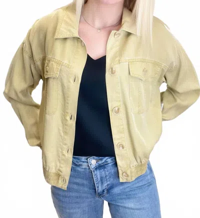 Tribal Sky Jacket In Star Fruit In Yellow