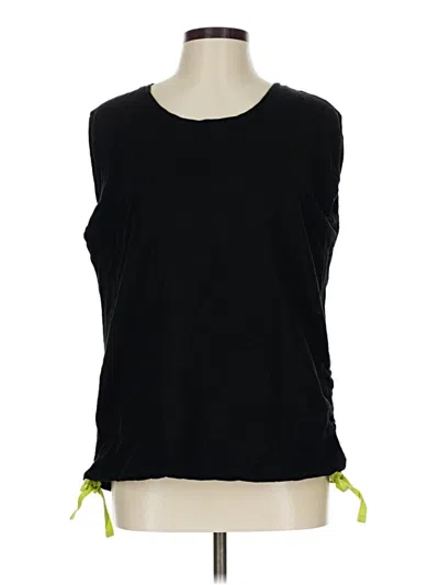 Pre-owned Tribal Sleeveless Blouse In Black