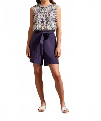 Tribal Sleeveless Blouse In Very Peri In Multi