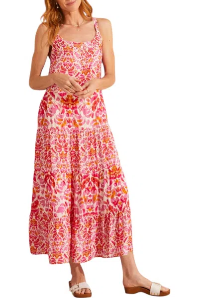 Tribal Sleeveless Maxi Dress In Amberglow In Multi