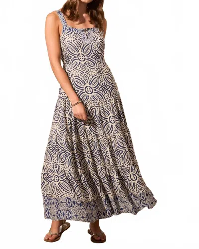Tribal Sleeveless Square Neck Maxi Dress In Safari In Multi