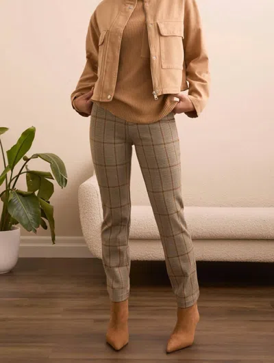 Tribal Slub Twill Zip-front Mock Neck Jacket In Icelatte-3265 In Brown