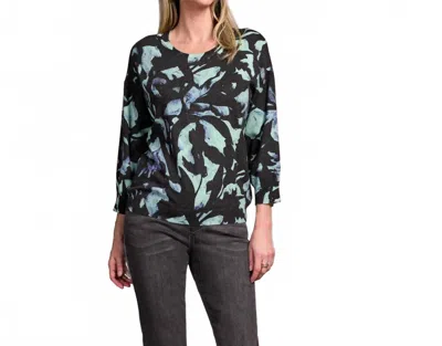 Tribal Soft Yarn Crewneck Sweater In Mint In Multi