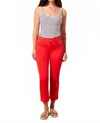 Tribal Baby Rib Striped Scoop Neck Fitted Tank Top In Nautical Stripe In Red