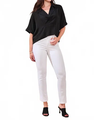 Tribal Sophia Curvy Straight Jeans In White