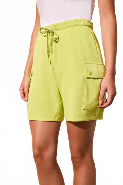 Tribal Techno Lux Cargo Shorts In Green