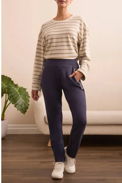 Tribal Techno Lux Pull-on Ankle Pant In Sapphire In Blue