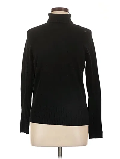 Pre-owned Tribal Turtleneck Sweater In Black