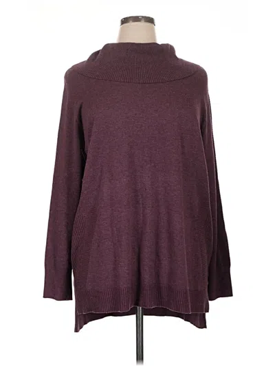 Pre-owned Tribal Turtleneck Sweater In Burgundy