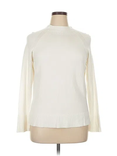 Pre-owned Tribal Turtleneck Sweater In White