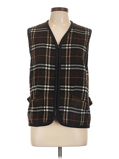 Pre-owned Tribal Vest In Brown