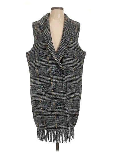 Pre-owned Tribal Vest In Gray