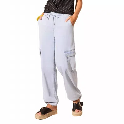 Tribal Wear 2 Ways Audrey Cargo Joggers In Blue/white