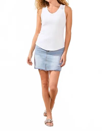 Tribal Wear Two Ways Versatile Tank Top In White