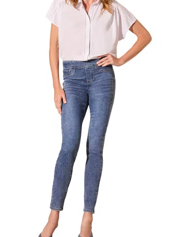 Tribal Women's Audrey Elastic-waist Jeggings In Blue