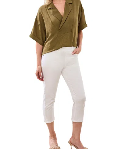 Tribal Women's Audrey Stretch Ankle Jeggings In White