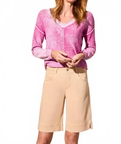 Tribal Women's Bermuda Shorts In Safari In Nude