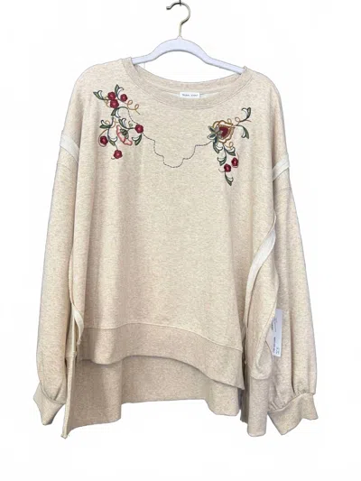 Tribal Women's Crewneck Sweatshirt In Beige