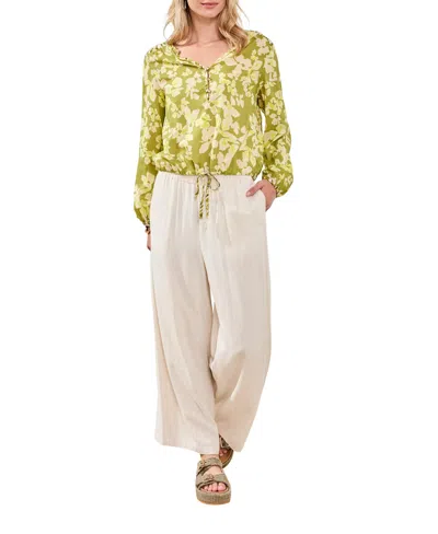 Tribal Women's Flowy Long-sleeve Novelty Top In Multi